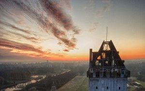 Almere Castle from my drone during sunset