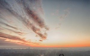 Almere Castle from my drone during sunset