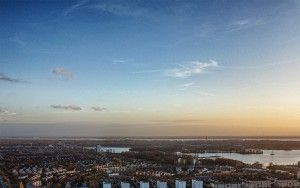 Drone picture of Filmwijk, Almere