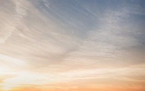 Drone sunset over lake Gooimeer