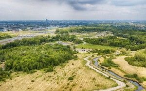 Kromslootpark from the air