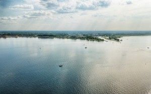 Lake Gooimeer from the sky