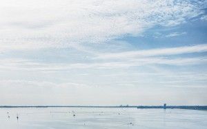 Lake Gooimeer from the sky