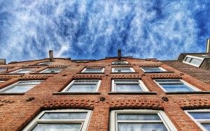Looking up in Amsterdam