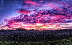Sunset panorama