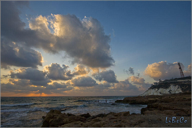 Sunset at Rosh Haniqra