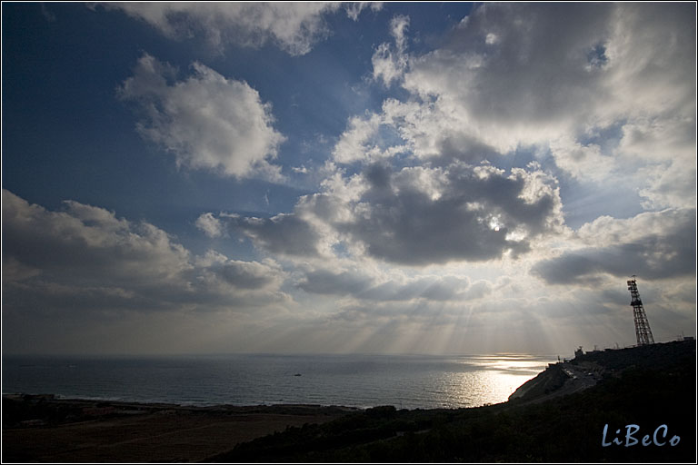 Sunset at Rosh Haniqra