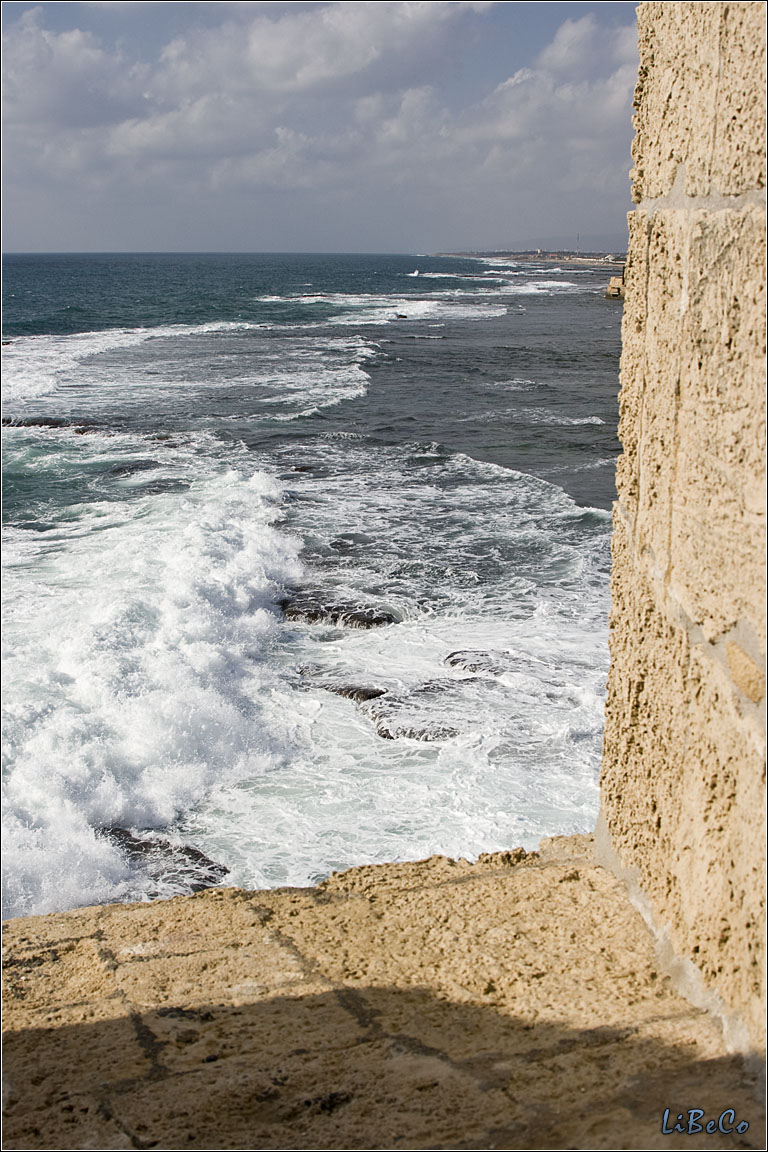 View from the walls of Akko