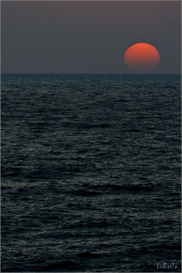 Sunset at Rosh Haniqra