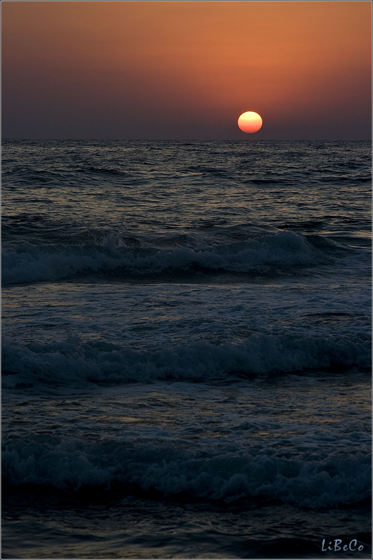 Sunset at Rosh Haniqra