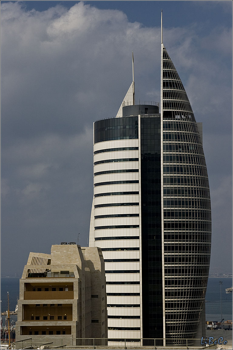 Sail tower in Haifa