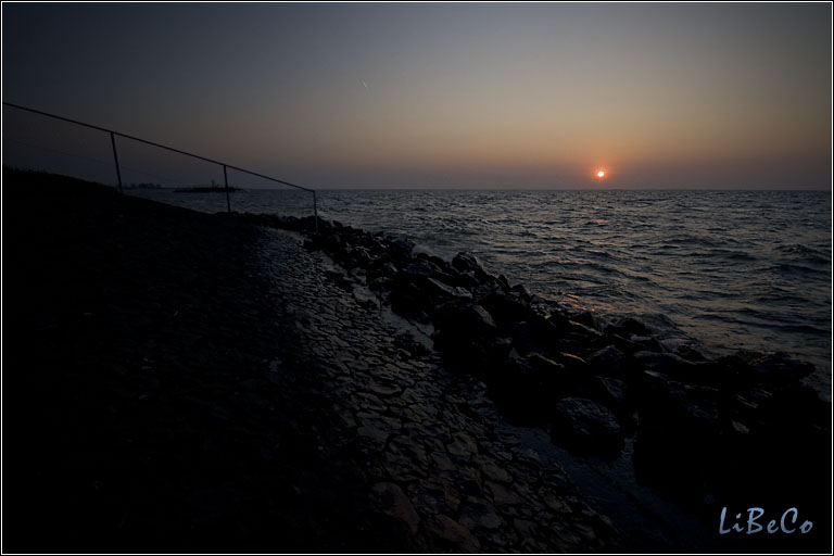 Sunset at Oostvaardersdijk