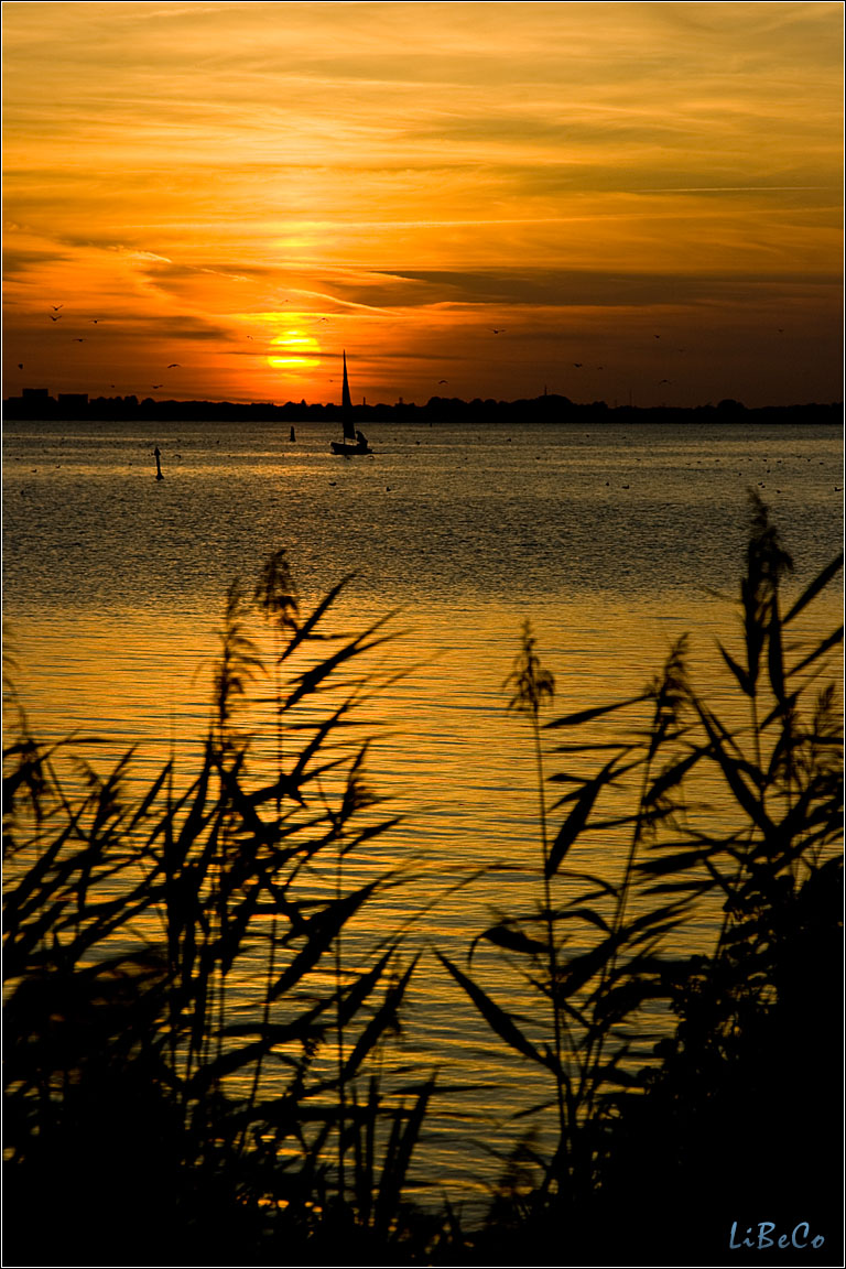 Sunset at Eemmeerdijk