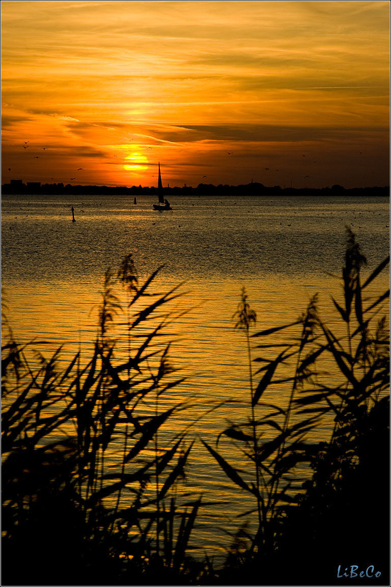 Sunset at Eemmeerdijk