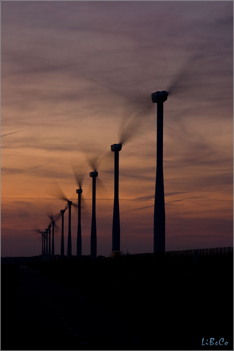 Sunset at Eemmeerdijk