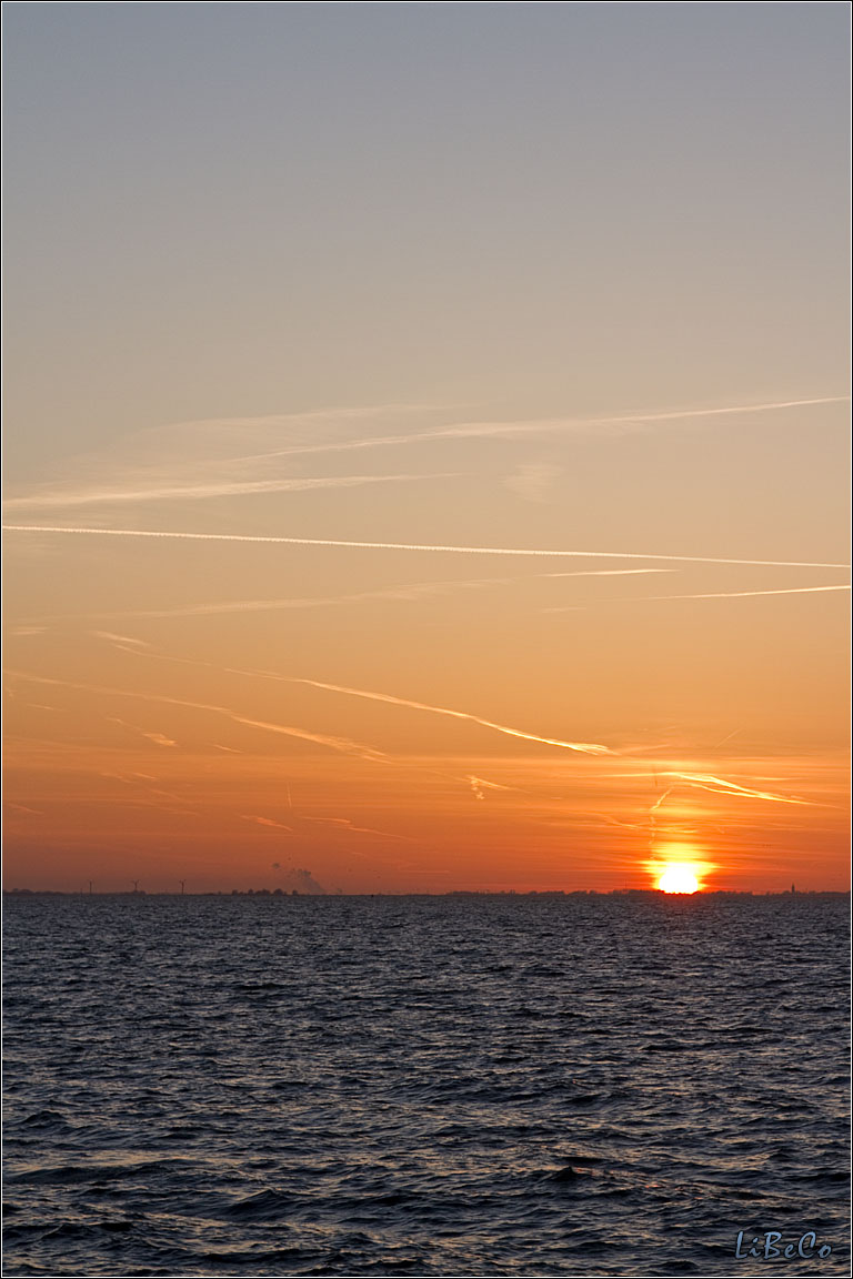 Sunset at Oostvaardersdijk