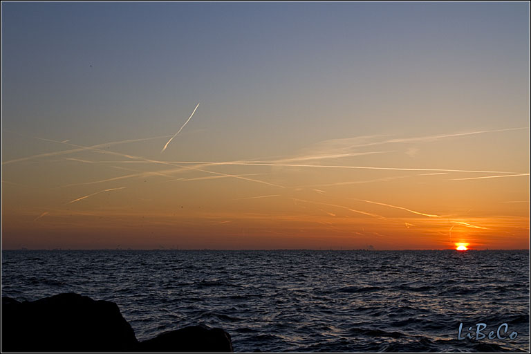 Sunset at Oostvaardersdijk