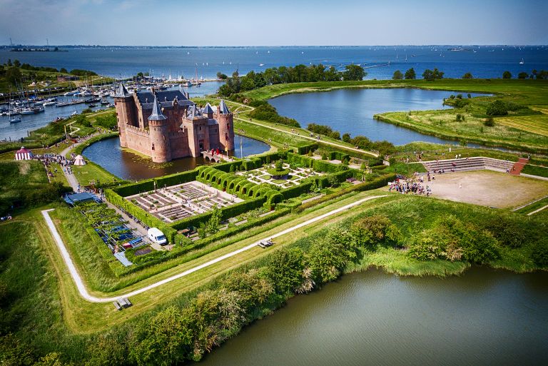 Muiderslot by Drone