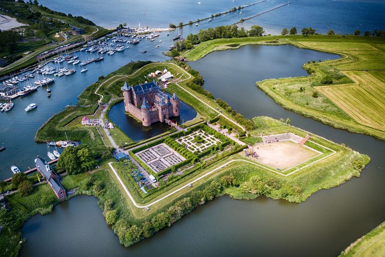 Muiderslot by Drone