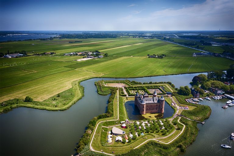 Muiderslot by Drone