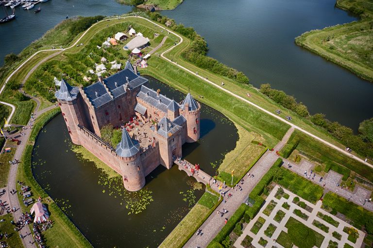 Muiderslot by Drone