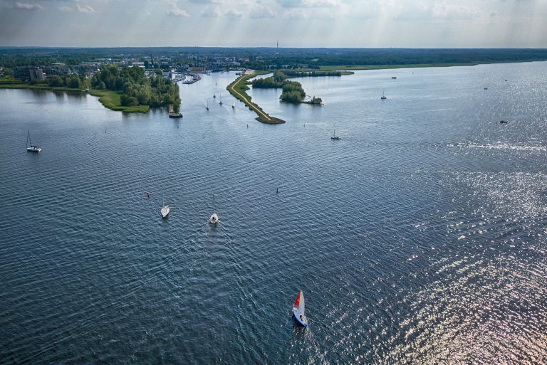 Heading home from a day of sailing