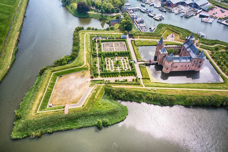 Muiderslot by Drone