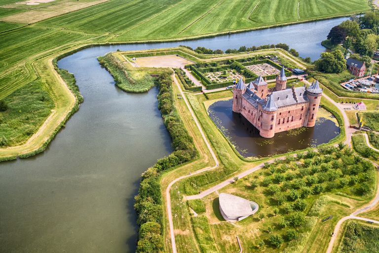 Muiderslot by Drone