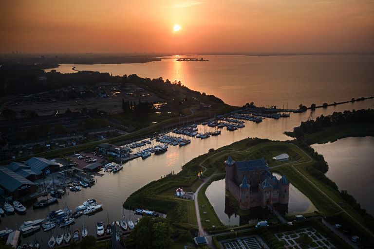 Sunset at Muiderslot