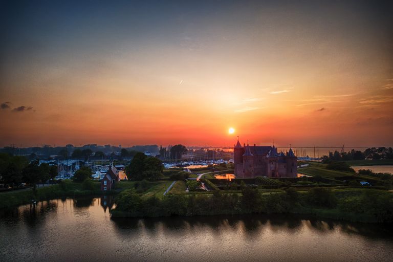 Sunset at Muiderslot