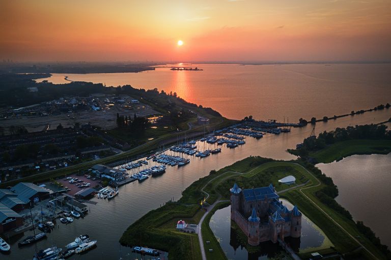 Sunset at Muiderslot