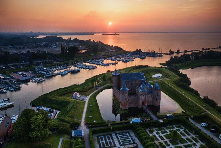 Sunset at Muiderslot