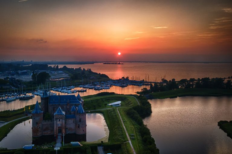 Sunset at Muiderslot