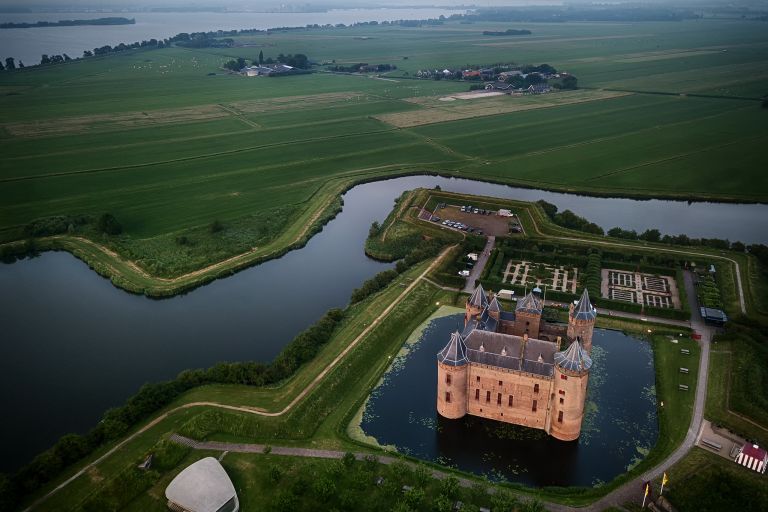 Sunset at Muiderslot