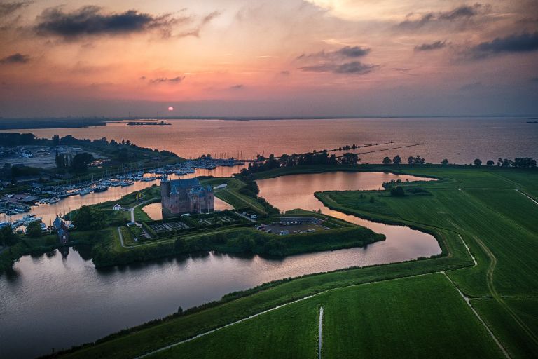 Sunset at Muiderslot