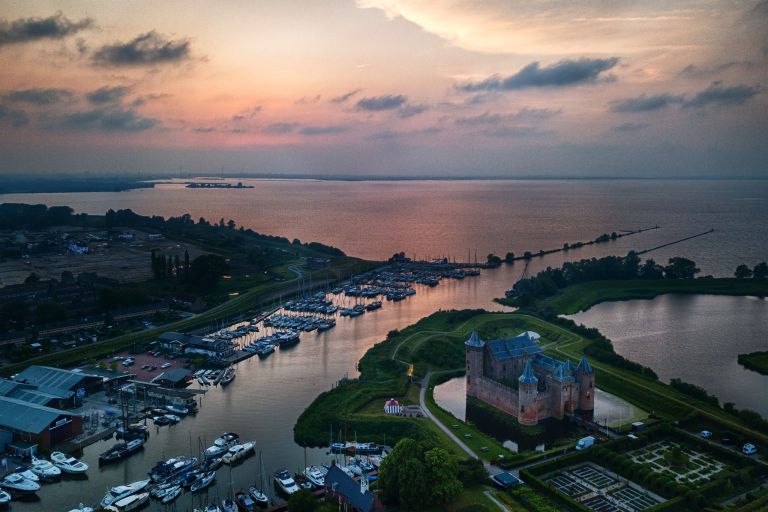 Sunset at Muiderslot