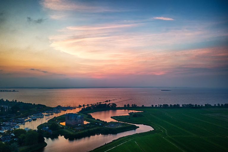 Sunset at Muiderslot