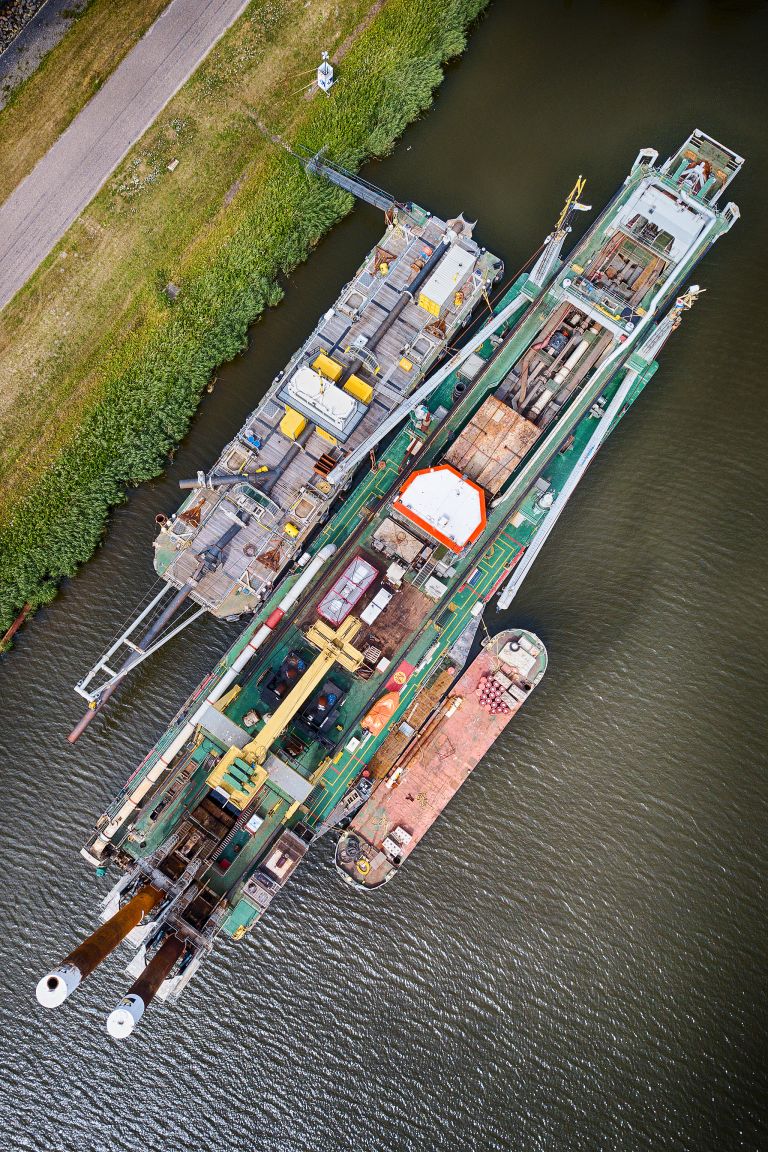 Industrial barge from my drone