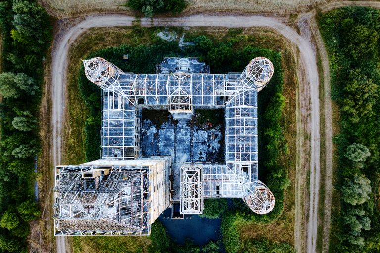 Almere Castle from my drone during sunset