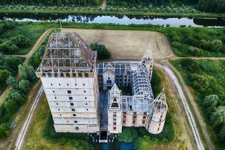 Almere Castle from my drone during sunset