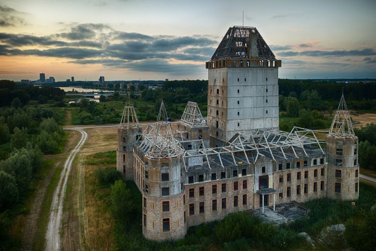 Almere Castle from my drone during sunset