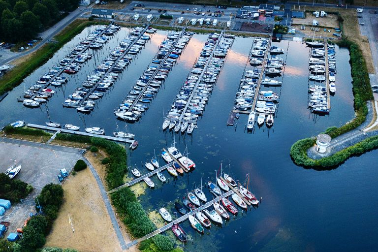 Almere-Haven marina from my drone