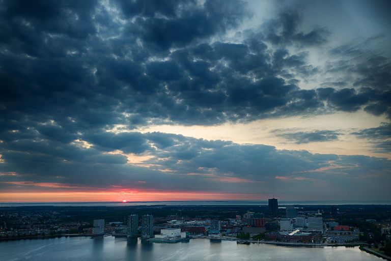 Lake Weerwater during sunset