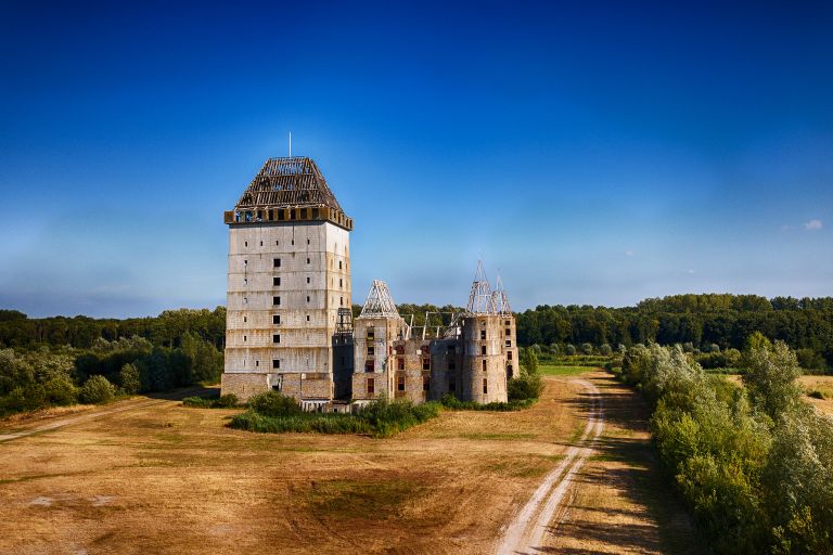 Almere Castle in the sun