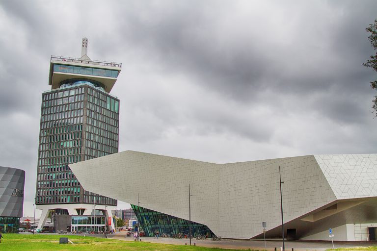 A'DAM Toren and EYE film museum