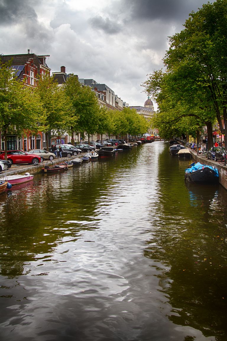 Weteringschans canal in Amsterdam