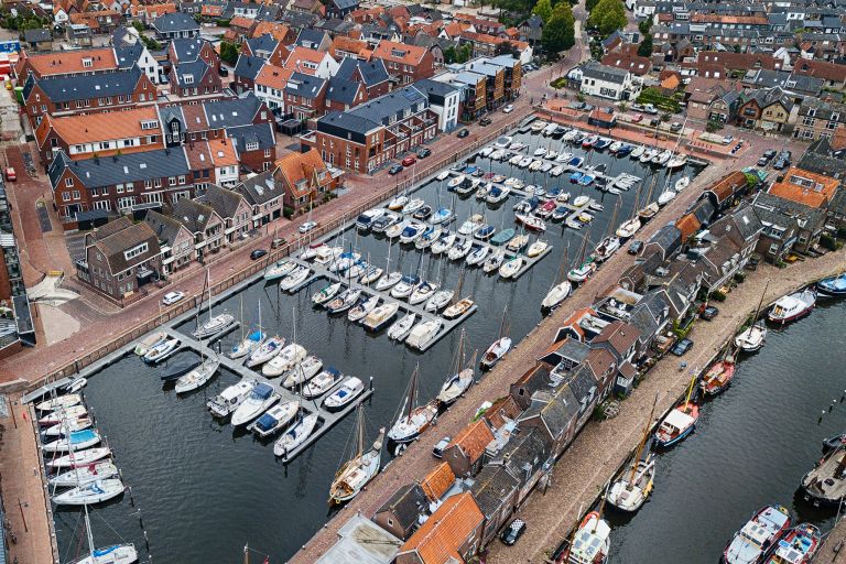 New Bunschoten-Spakenburg marina by drone