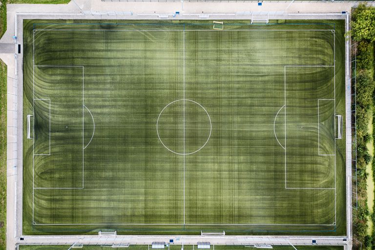 Football training pitch from my drone