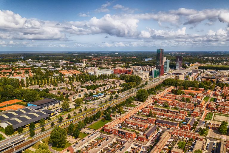 Almere city centre from my drone