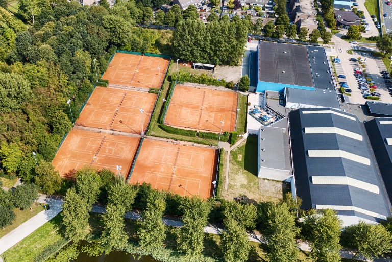 Tennis courts from my drone